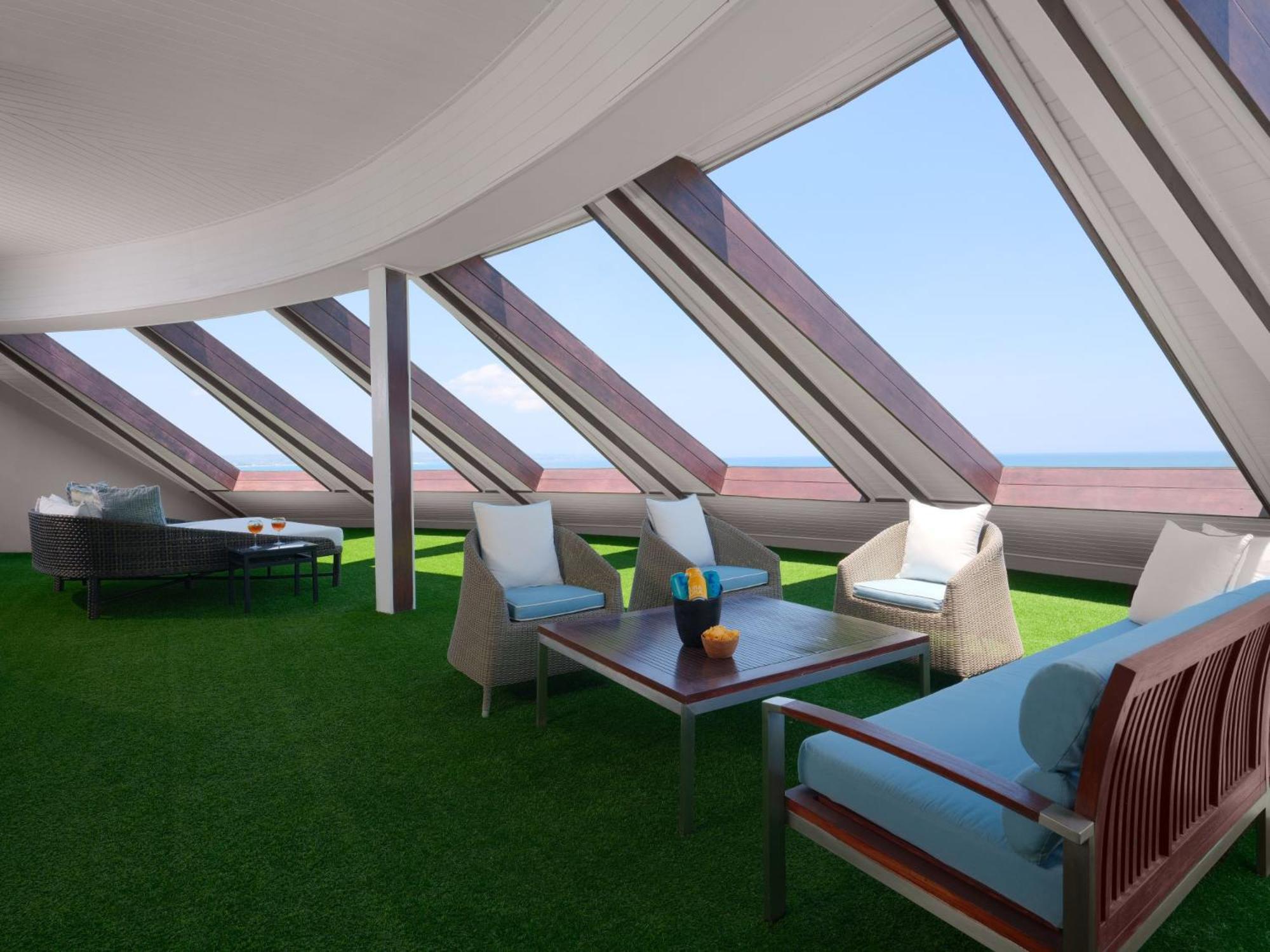 Double - Six, Luxury Hotel - Seminyak Eksteriør bilde A 3D rendering of a rooftop garden